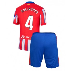 Atletico Madrid Conor Gallagher #4 Domaci Dres za Dječji 2024-25 Kratak Rukavima (+ kratke hlače)